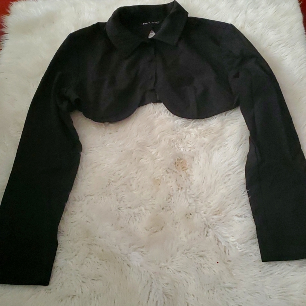Long sleeve crop top